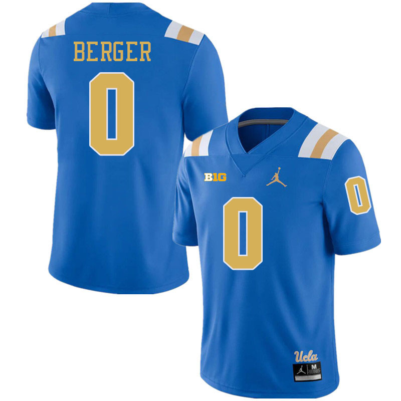 Jalen Berger UCLA Jersey,UCLA Bruins #0 Jalen Berger Jersey Youth College Football Uniforms-Royal